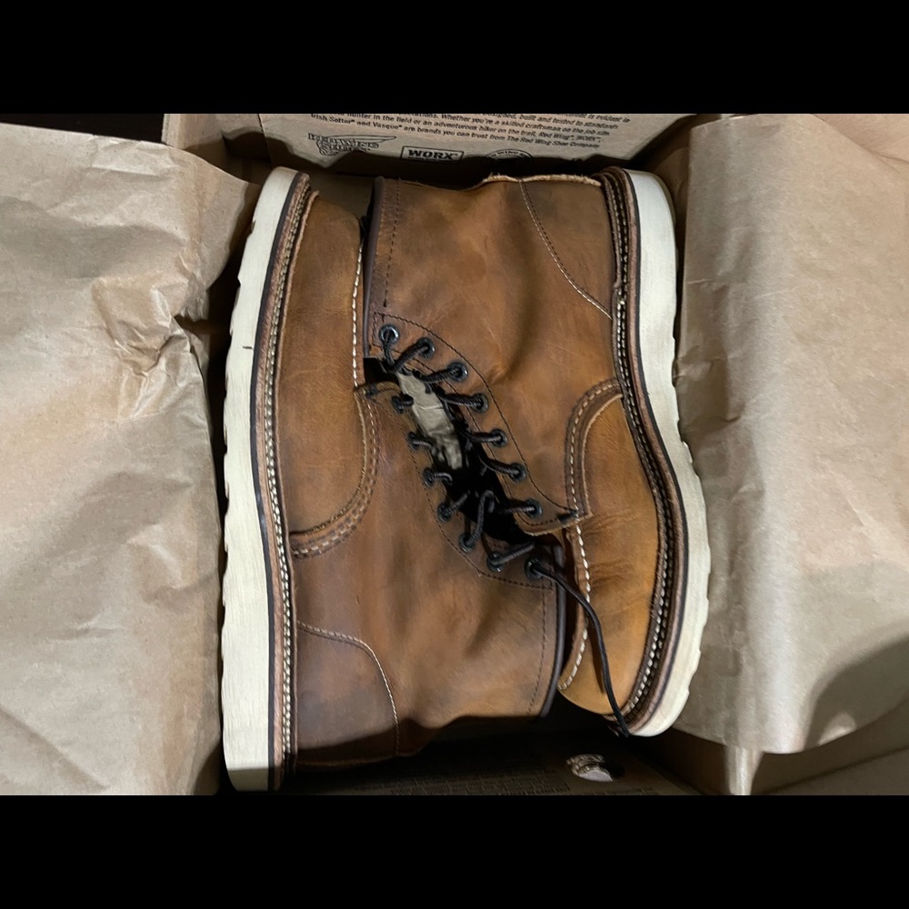 Red Wings wedge boots 9.5